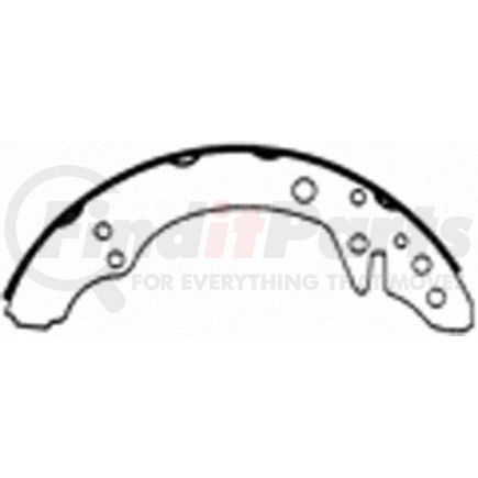 PAB495 by WAGNER - Wagner ThermoQuiet PAB495 Drum Brake Shoe Set