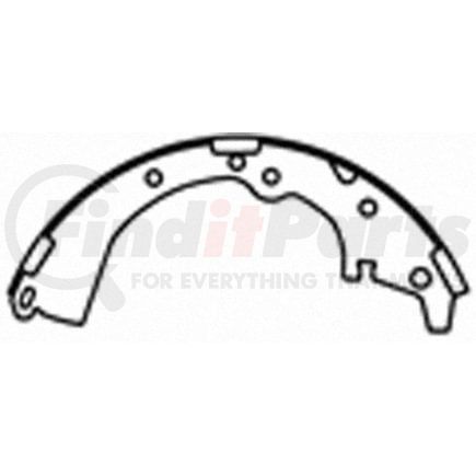 PAB505A by WAGNER - Wagner ThermoQuiet PAB505A Drum Brake Shoe Set