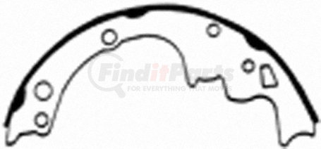 PAB514R by WAGNER - Wagner ThermoQuiet PAB514R Drum Brake Shoe Set
