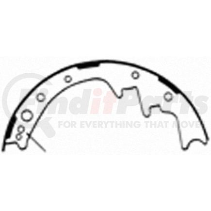 PAB523 by WAGNER - Wagner ThermoQuiet PAB523 Drum Brake Shoe Set
