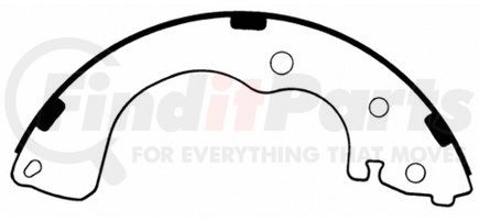 PAB748 by WAGNER - Wagner ThermoQuiet PAB748 Drum Brake Shoe Set