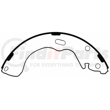PAB760 by WAGNER - Wagner ThermoQuiet PAB760 Drum Brake Shoe Set