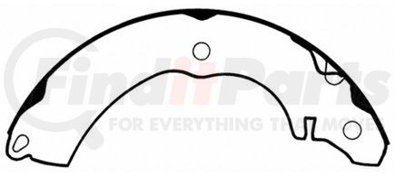 PAB778 by WAGNER - Wagner ThermoQuiet PAB778 Drum Brake Shoe Set