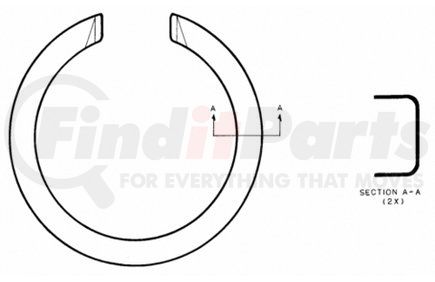 PAB781 by WAGNER - Wagner ThermoQuiet PAB781 Parking Brake Shoe Set