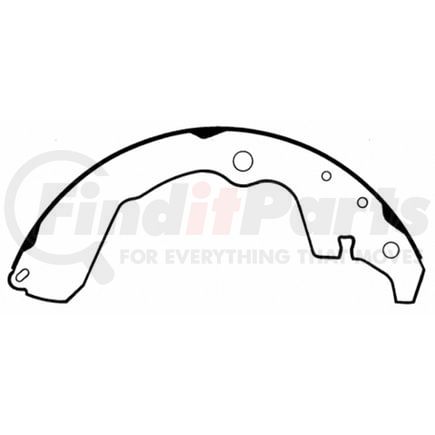 Wagner PAB785 Drum Brake Shoe Wagner ThermoQuiet PAB785 Drum Brake Shoe Set