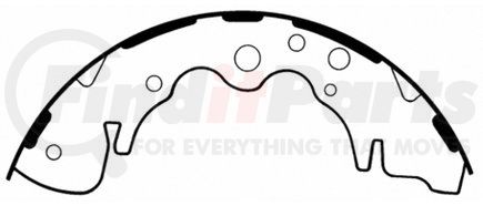 PAB789 by WAGNER - Wagner ThermoQuiet PAB789 Drum Brake Shoe Set