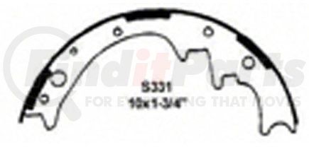 PAB331 by WAGNER - Wagner ThermoQuiet PAB331 Drum Brake Shoe Set