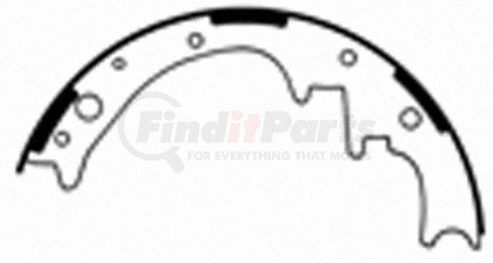 Wagner PAB333R Drum Brake Shoe Wagner ThermoQuiet PAB333R Drum Brake Shoe Set