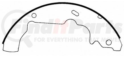 PAB729 by WAGNER - Wagner ThermoQuiet PAB729 Drum Brake Shoe Set