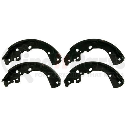 PAB853 by WAGNER - Wagner ThermoQuiet PAB853 Drum Brake Shoe Set