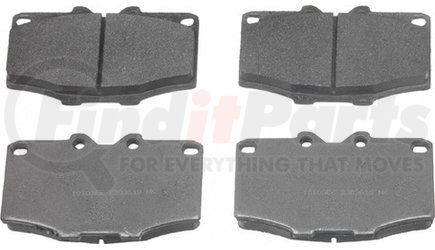 MX137 by WAGNER - Wagner ThermoQuiet MX137 Semi-Metallic Disc Brake Pad Set