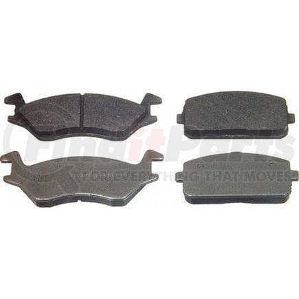 MX180 by WAGNER - Wagner ThermoQuiet MX180 Semi-Metallic Disc Brake Pad Set