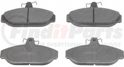 MX255 by WAGNER - Wagner ThermoQuiet MX255 Semi-Metallic Disc Brake Pad Set