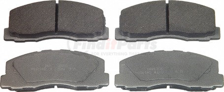 MX328 by WAGNER - Wagner ThermoQuiet MX328 Semi-Metallic Disc Brake Pad Set