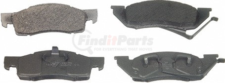 MX344A by WAGNER - Wagner ThermoQuiet MX344A Semi-Metallic Disc Brake Pad Set
