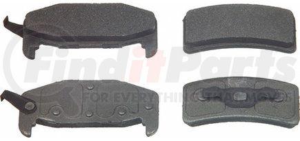 MX377 by WAGNER - Wagner ThermoQuiet MX377 Semi-Metallic Disc Brake Pad Set