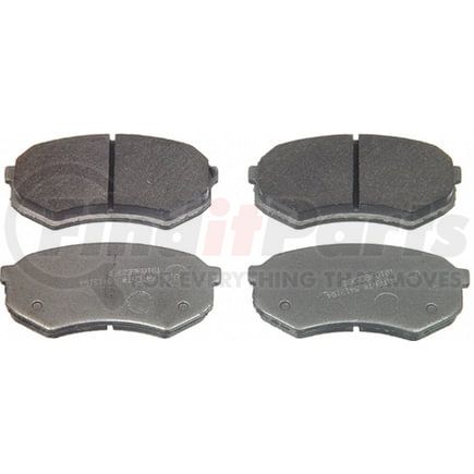 MX258 by WAGNER - Wagner ThermoQuiet MX258 Semi-Metallic Disc Brake Pad Set