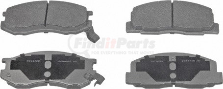 MX263 by WAGNER - Wagner ThermoQuiet MX263 Semi-Metallic Disc Brake Pad Set