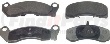 MX499 by WAGNER - Wagner ThermoQuiet MX499 Semi-Metallic Disc Brake Pad Set