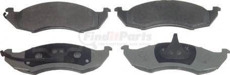 MX417 by WAGNER - Wagner ThermoQuiet MX417 Semi-Metallic Disc Brake Pad Set