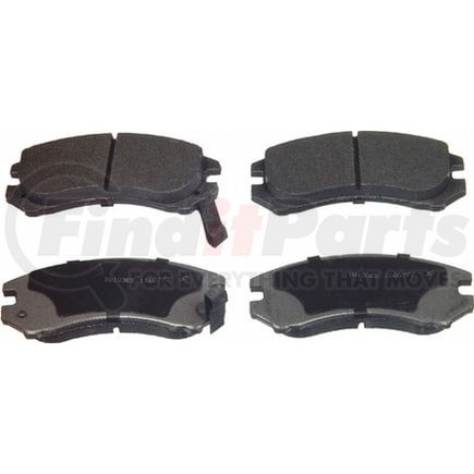 MX452 by WAGNER - ThermoQuiet Semi-Metallic Disc Brake Pad Set