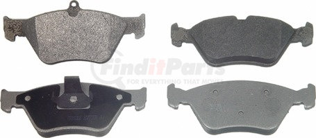 MX644 by WAGNER - Wagner ThermoQuiet MX644 Semi-Metallic Disc Brake Pad Set