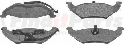 MX715 by WAGNER - Wagner ThermoQuiet MX715 Semi-Metallic Disc Brake Pad Set