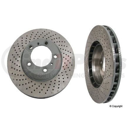 205831 by SEBRO - Disc Brake Rotor for PORSCHE