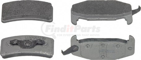 MX76 by WAGNER - Wagner ThermoQuiet MX76 Semi-Metallic Disc Brake Pad Set