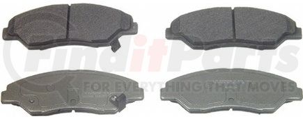 MX774 by WAGNER - Wagner ThermoQuiet MX774 Semi-Metallic Disc Brake Pad Set