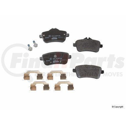 2521505 by TEXTAR - Disc Brake Pad for MERCEDES BENZ