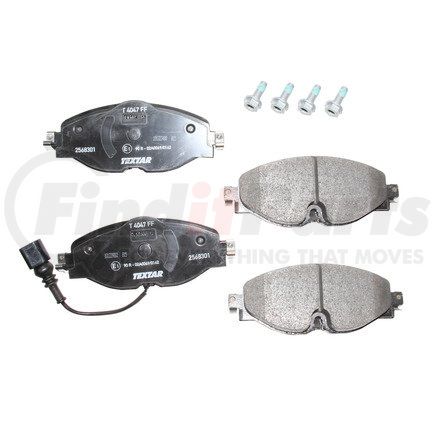 25683 01 by TEXTAR - Disc Brake Pad for VOLKSWAGEN WATER