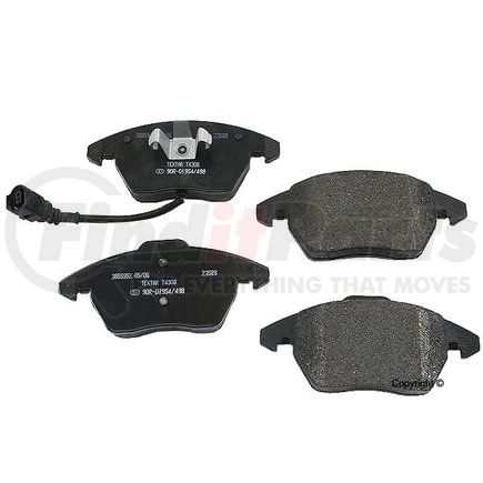 Textar D 1107 T Disc Brake Pad for VOLKSWAGEN WATER