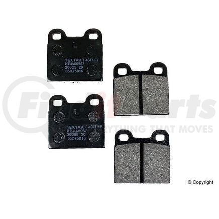 Textar D 101 T Disc Brake Pad for PORSCHE