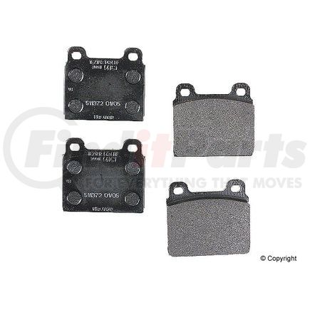 Textar D 112 T Disc Brake Pad for PORSCHE