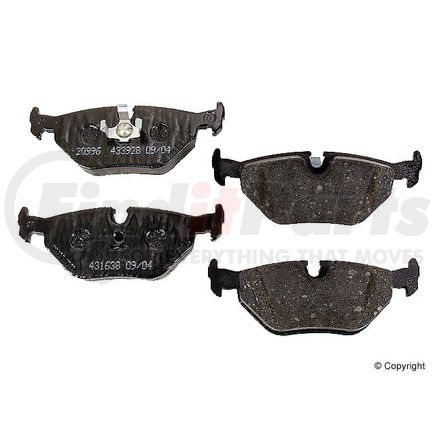 Textar D 1132 T Disc Brake Pad for BMW