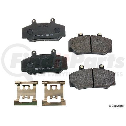 Textar D 1169 T Disc Brake Pad for VOLVO