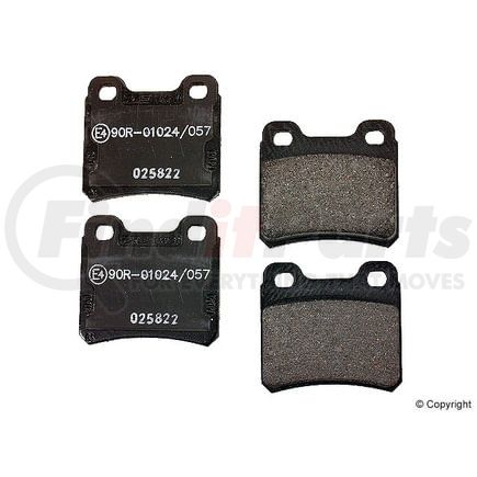 Textar D 1229 T Disc Brake Pad for SAAB