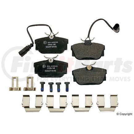 Textar D 1395 T Disc Brake Pad for VOLKSWAGEN WATER