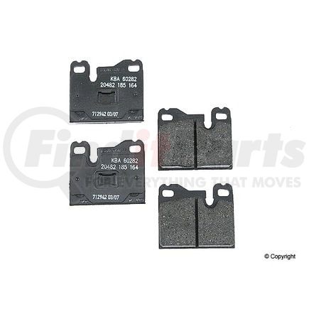 Textar D 210 T Disc Brake Pad for PORSCHE