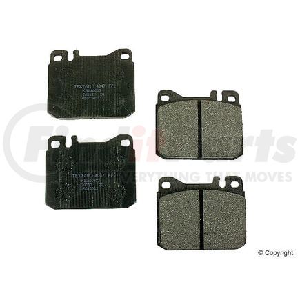 Textar D 254 T Disc Brake Pad for MERCEDES BENZ
