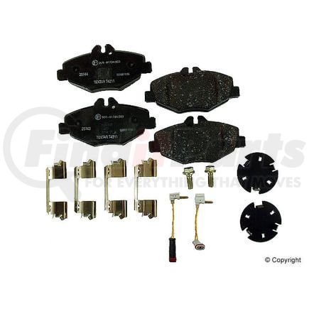 Textar D 3099 T Disc Brake Pad for MERCEDES BENZ
