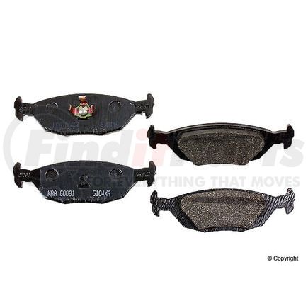Textar D 322 T Disc Brake Pad for SAAB