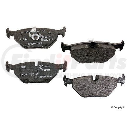 D 499 T by TEXTAR - Disc Brake Pad for BMW