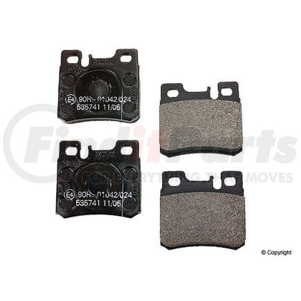 Textar D 525 T Disc Brake Pad for MERCEDES BENZ