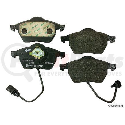 Textar D 600 T Disc Brake Pad for VOLKSWAGEN WATER