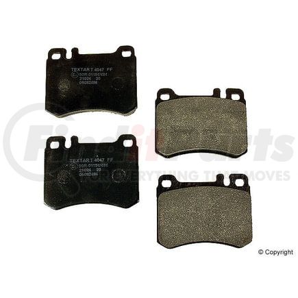 Textar D 671 T Disc Brake Pad for MERCEDES BENZ