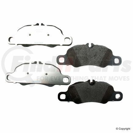 Textar D 8991 T Disc Brake Pad for PORSCHE