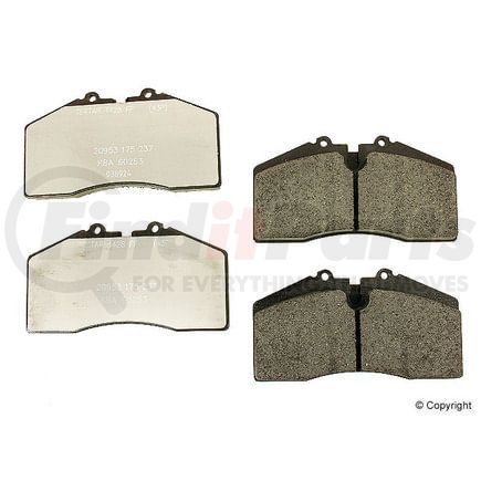 Textar D 939 T Disc Brake Pad for PORSCHE