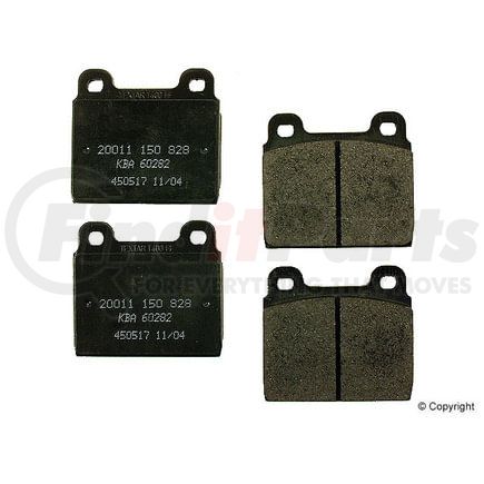 Textar D 953 T Disc Brake Pad for PORSCHE